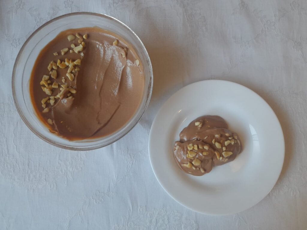 Mousse de Doce de Leite com Chocolate