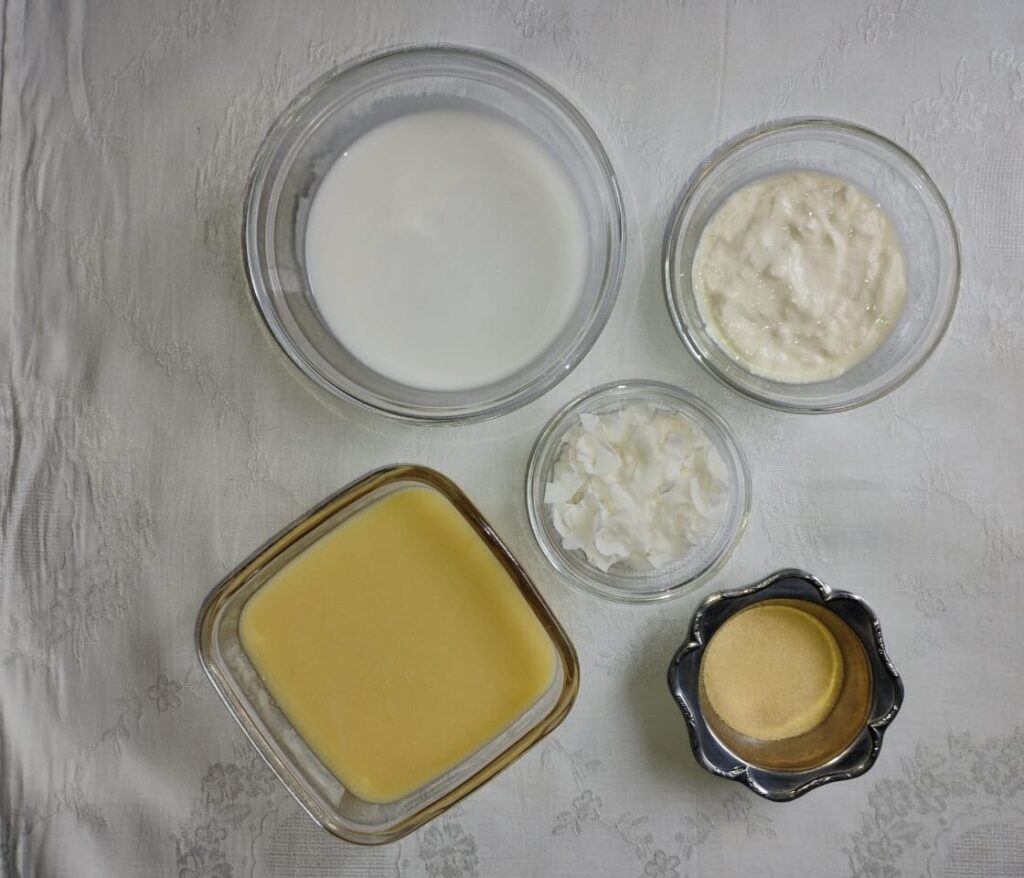 mousse de coco