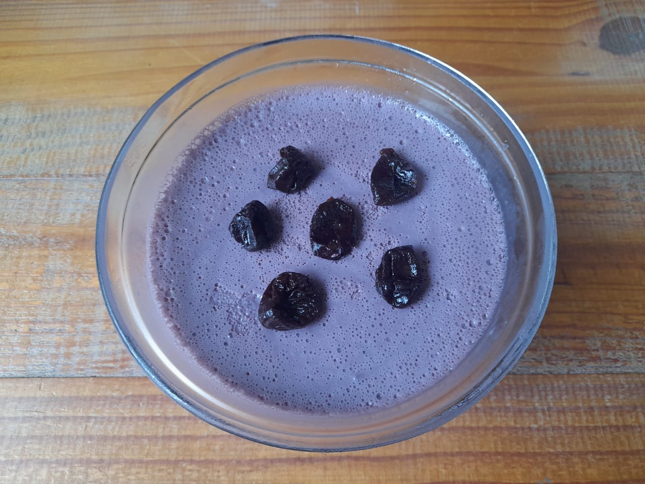 mousse de suco de uva integral