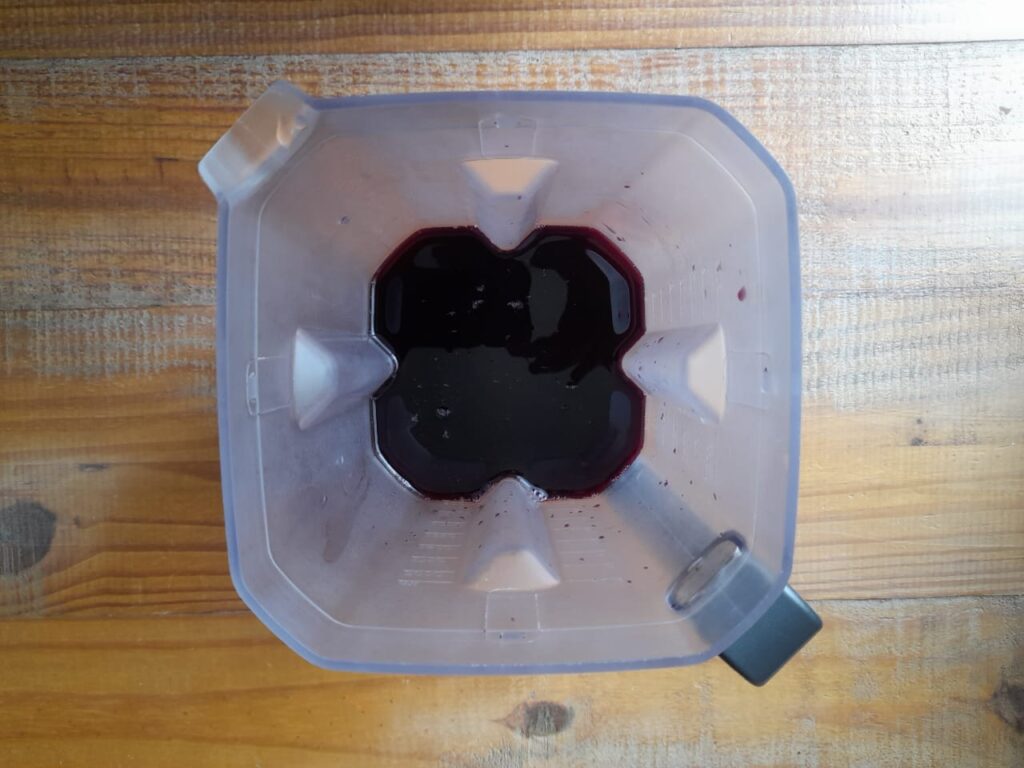mousse de suco de uva integral