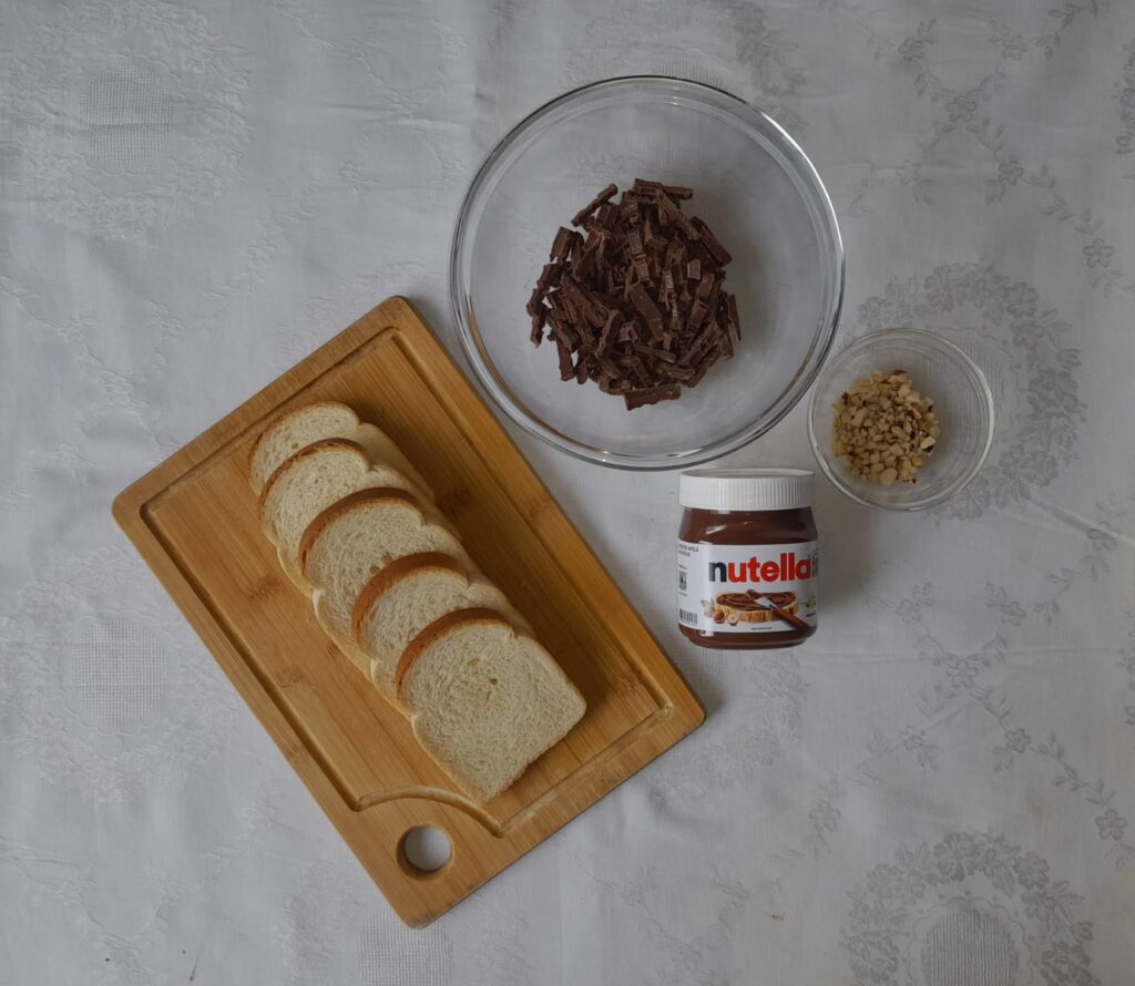 rolinho de nutella
