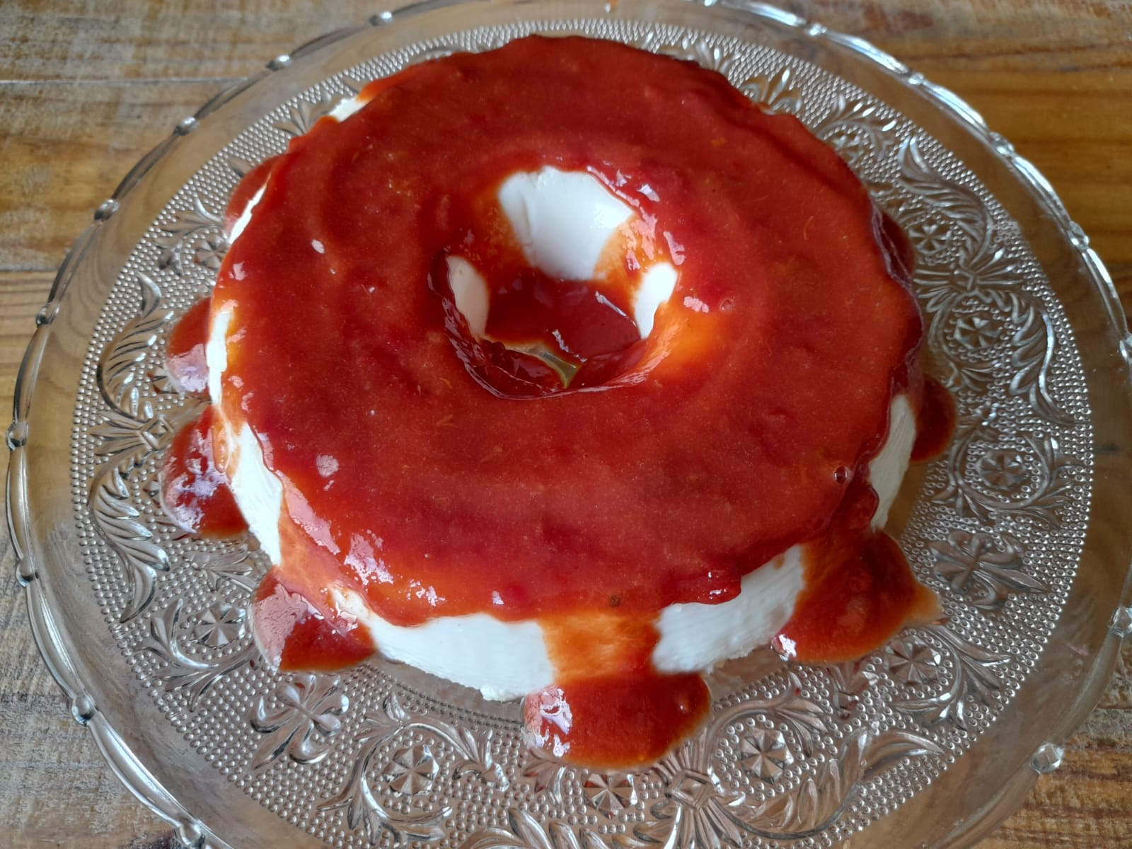 mousse de queijo com goiabada