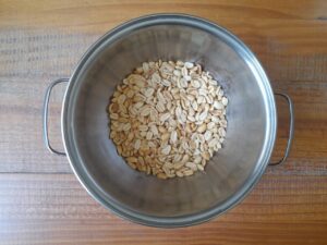 Mazapán de amendoim em formato redondo, típico do México