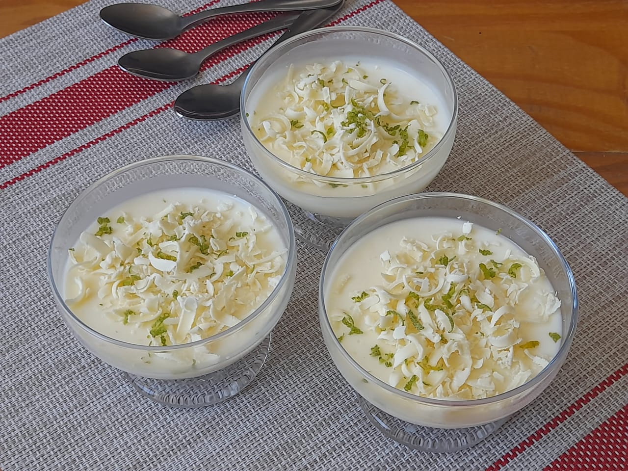 panna cotta de limão